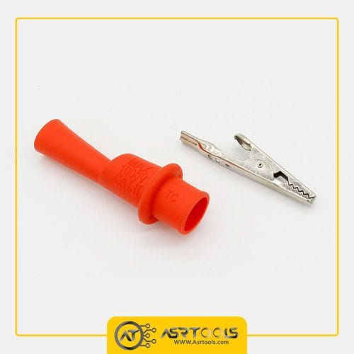 تبدیل سوسماری پراب مولتی متر مدل ASR1005 10A-0-Universal Probe Test Leads for Multimeter with Alligator Pliers 10A