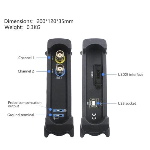 کارت اسیلوسکوپ هانتک مدل HANTEK 6022BE عصرتولز