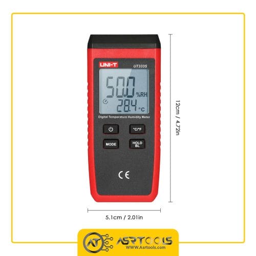دما سنج و رطوبت سنج یونی تی مدل UNI-T UT-333S ASRTOOLS
