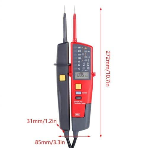 تستر ولتاژ دیجیتال یونی تی مدل UNI-T UT18C عصرتولز