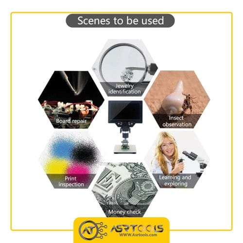 میکروسکوپ دیجیتال مدل Microscope G1200 ASRTOOLS