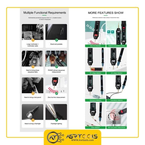 RELIFE DT-01 DIGITAL PEN MULTIMETER-0-مولتی متر قلمی دیجیتال ریلایف مدل RELIFE DT-01