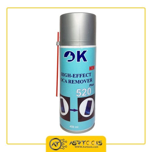 OK 520 PLUS HIGH EFFECT OCA REMOVER -0-اسپری تمیز کننده چسب OCA اوکی مدل OK 520 PLUS حجم 450 میلی لیتر