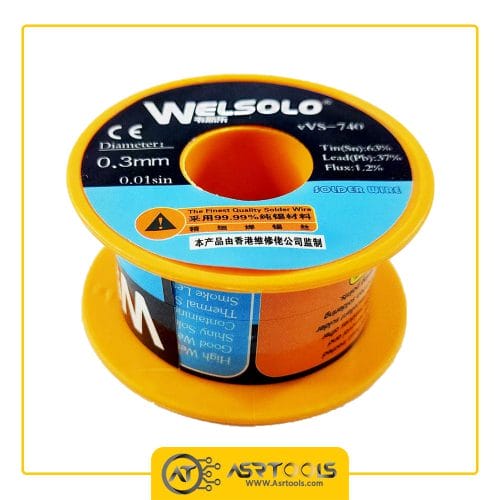 WELSOLO VVS-740 0.3MM SOLDER WIRE-0-سیم لحیم ولسولو مدل WELSOLO vVS-740 0.3mm