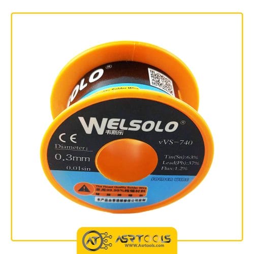 WELSOLO VVS-740 0.3MM SOLDER WIRE-0-سیم لحیم ولسولو مدل WELSOLO vVS-740 0.3mm
