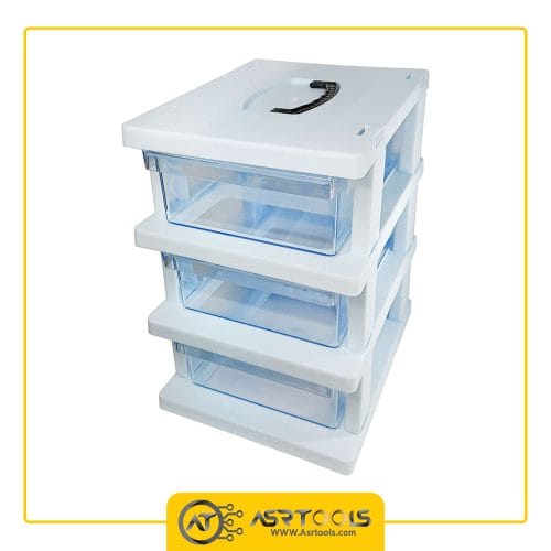 toolbox-3-drawers-ghanad-plast-e03-0-جعبه ابزار 3 کشو قناد پلاست مدل E03