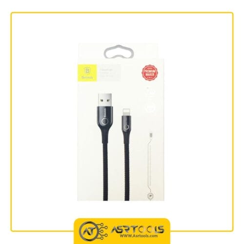 کابل تبدیل USB به لایتنینگ باسئوس مدل Baseus C-Shaped طول 1 متر asrtools