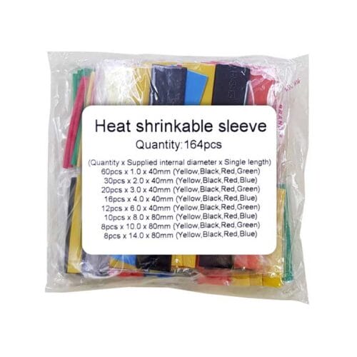 پک شیرینک حرارتی میکس بسته 164 عددی مدل Shirink-164pcs عصرتولز