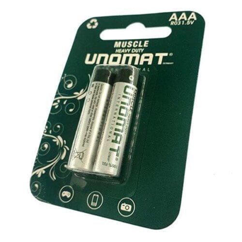 باتری نیم قلمی یونومات مدل UNOMAT Muscle Heavy Duty بسته دو عددی ASRTOOLS