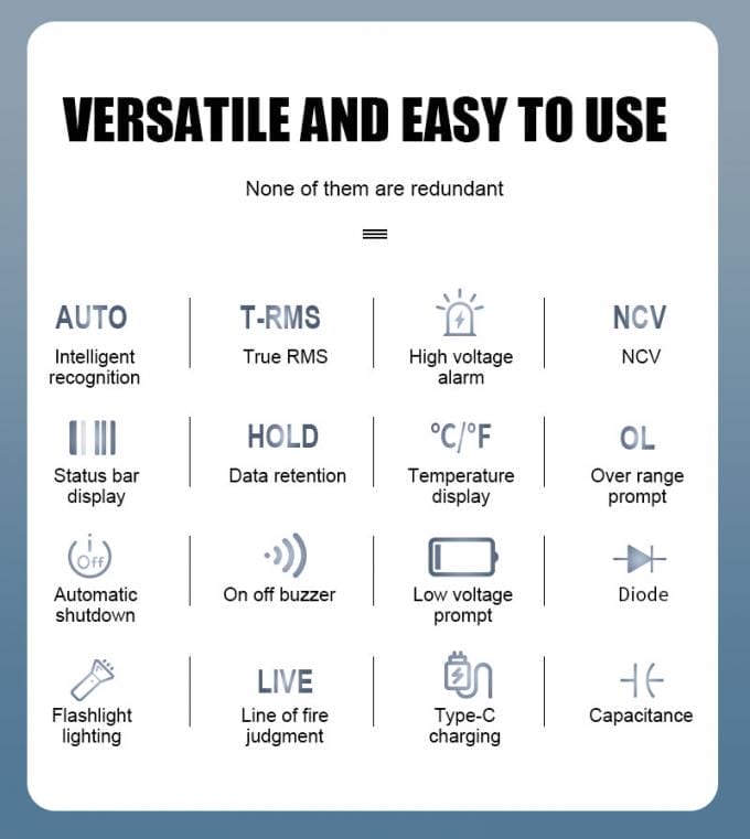 مولتی متر تمام صفحه دیجیتال ویکتور مدل Victor VC-925