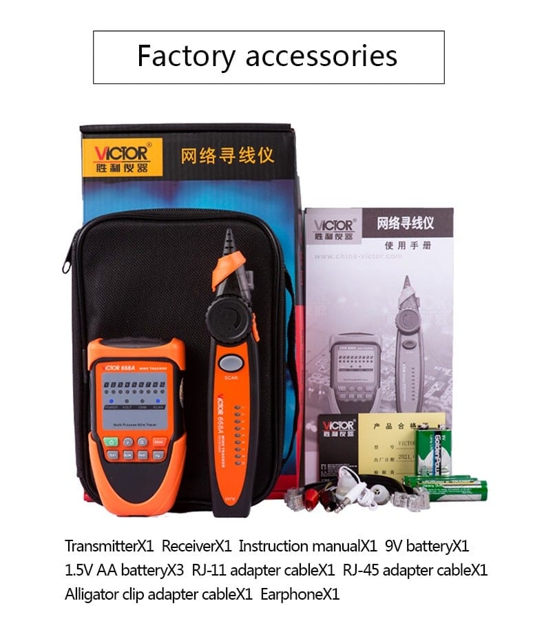 تستر شبکه ویکتور مدل VICTOR 668A