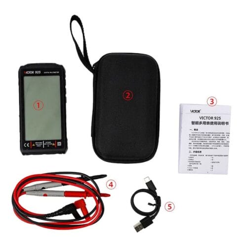 مولتی متر تمام صفحه دیجیتال ویکتور مدل Victor VC-925