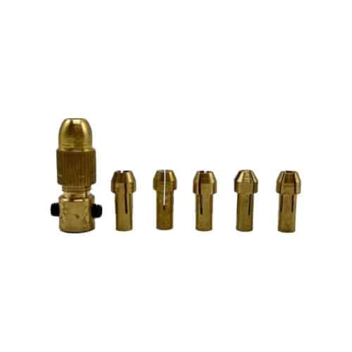 ست سه نظام فرز انگشتی با شفت 5.05mm مدل SHAFT 505 مجموعه 7 عددی