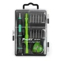 مجموعه 16 عددی سری پیچ گوشتی پروسکیت مدل Proskit SD-9314 عصرتولز