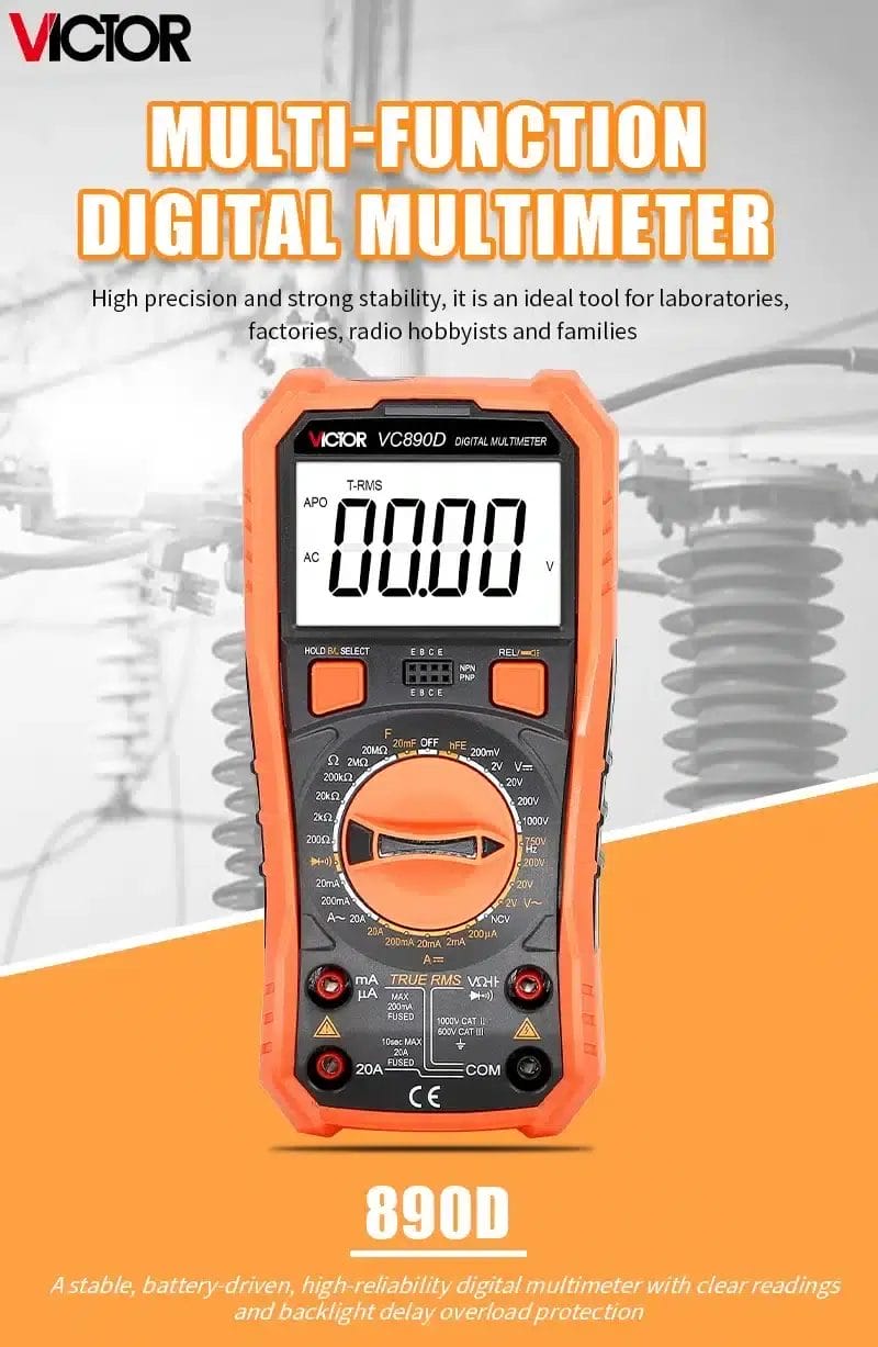 مولتی متر ویکتور مدل Victor 890D