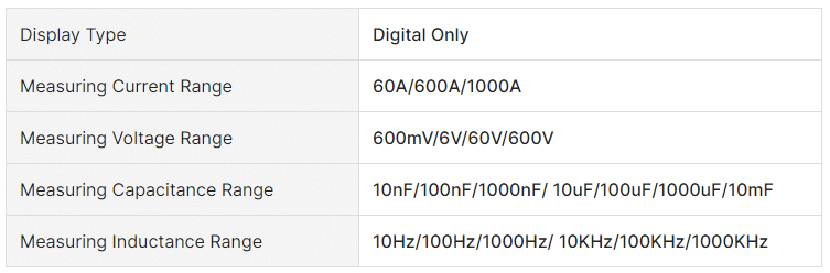 مولتی متر کلمپی ویکتور مدل VICTOR 610D عصرتولز