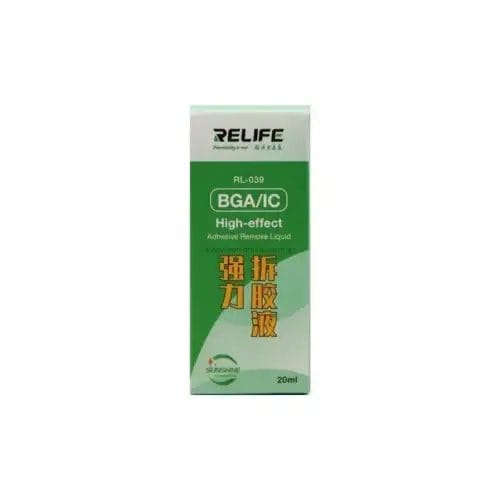 حلال چسب آی سی ریلایف مدل RELIFE RL-039 حجم 20 میلی لیتر-0-BABATOOLS RELIFE RL-039 PASTED BGA IC EPOXY BLACK GLUE REMOVER LIQUID (20ML)