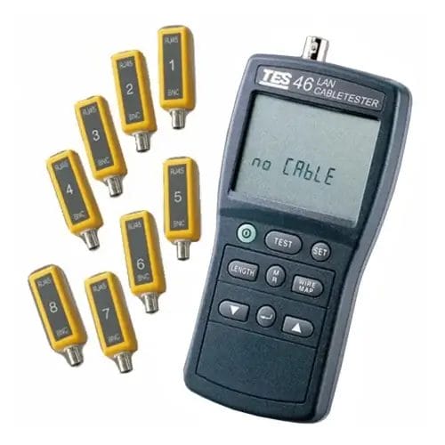 TES-46 CAT-5 Lan Cable Tester-0-تستر کابل شبکه تی ای اس مدل TES-46