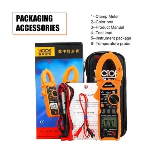 مولتی متر کلمپی ویکتور مدل VICTOR 610B Plus