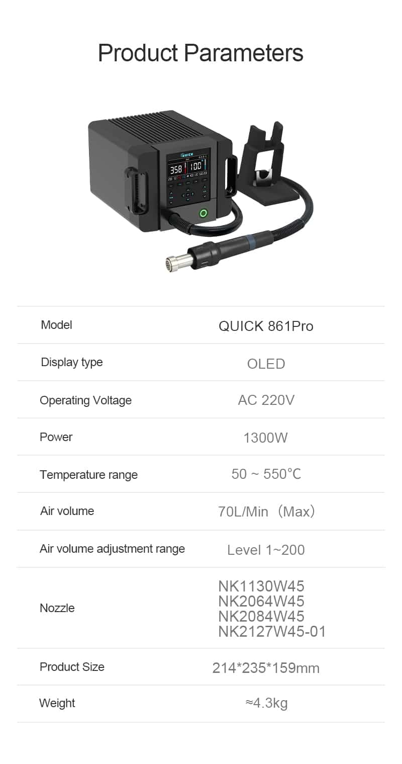 هیتر هوشمند کوییک مدل QUICK 861 Pro عصرتولز