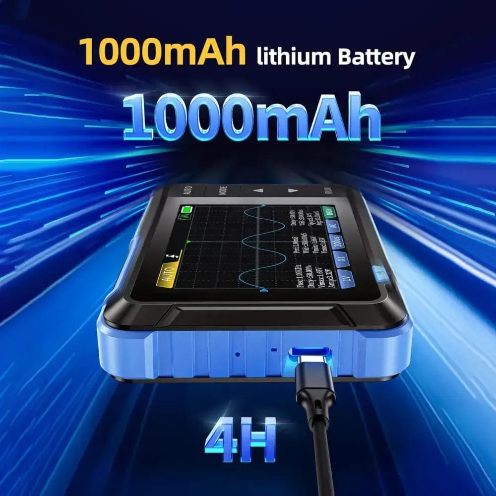 مینی اسیلوسکوپ و سیگنال ژنراتور فینرسی مدل FNIRSI DSO-153 عصرتولز